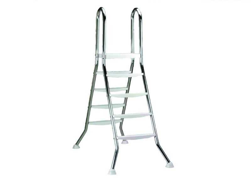 myPOOL Edelstahl Hochbeckenleiter 1,20 m Image