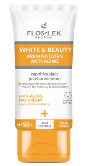 CARUNO WHITE&BEAUTY Anti-Aging-Tagescreme gegen Verfärbungen LSF 50 30ml