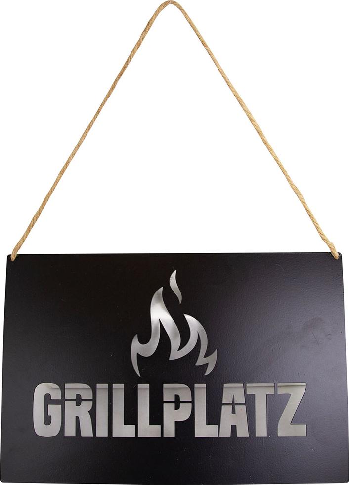RIFFELMACHER & WEINB. Schild Grillplatz 08589