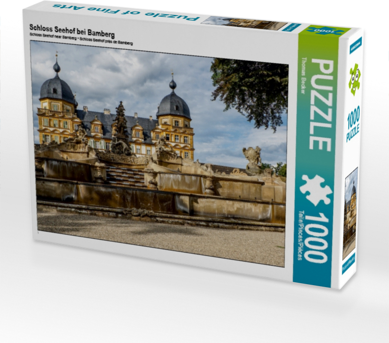 Calvendo Schloss Seehof bei Bamberg 1000 Teile Puzzle quer 640x480mm, Becker Thomas; 7304140