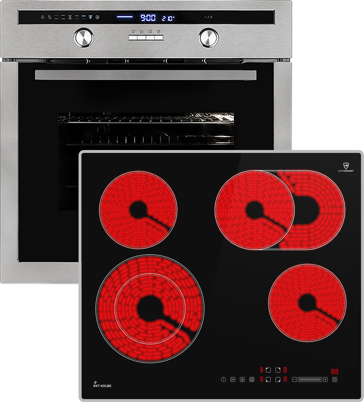 Backofen und Kochfeld SET8013CH59AL