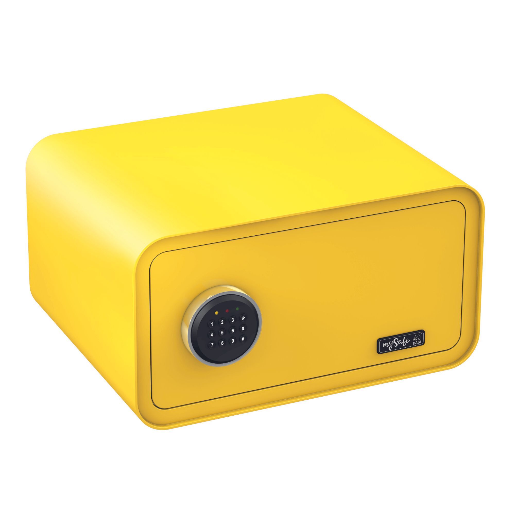 BASI - mySafe - Elektronik-Möbel-Tresor - mySafe 430 - Code - Zitronengelb 2018-0001-1600