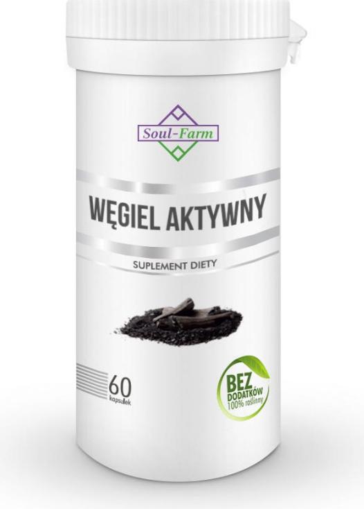 Soul-Farm AKTIVKOHLE 60 KAPSELN (180 mg) - SOUL FARM