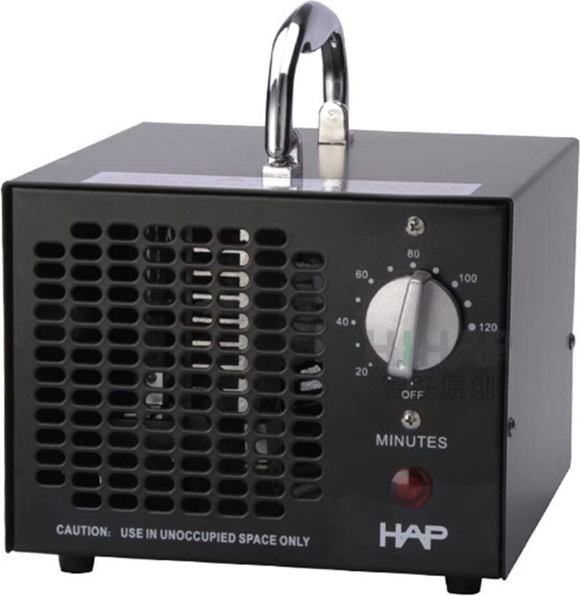 Topchances Ozongenerator Geruchskiller 3500mg/h Ozon Generator Luftreiniger ozongerät Kommerzieller für Zimmer, Rauch, Autos, eigenartiger Geruch Schwarz