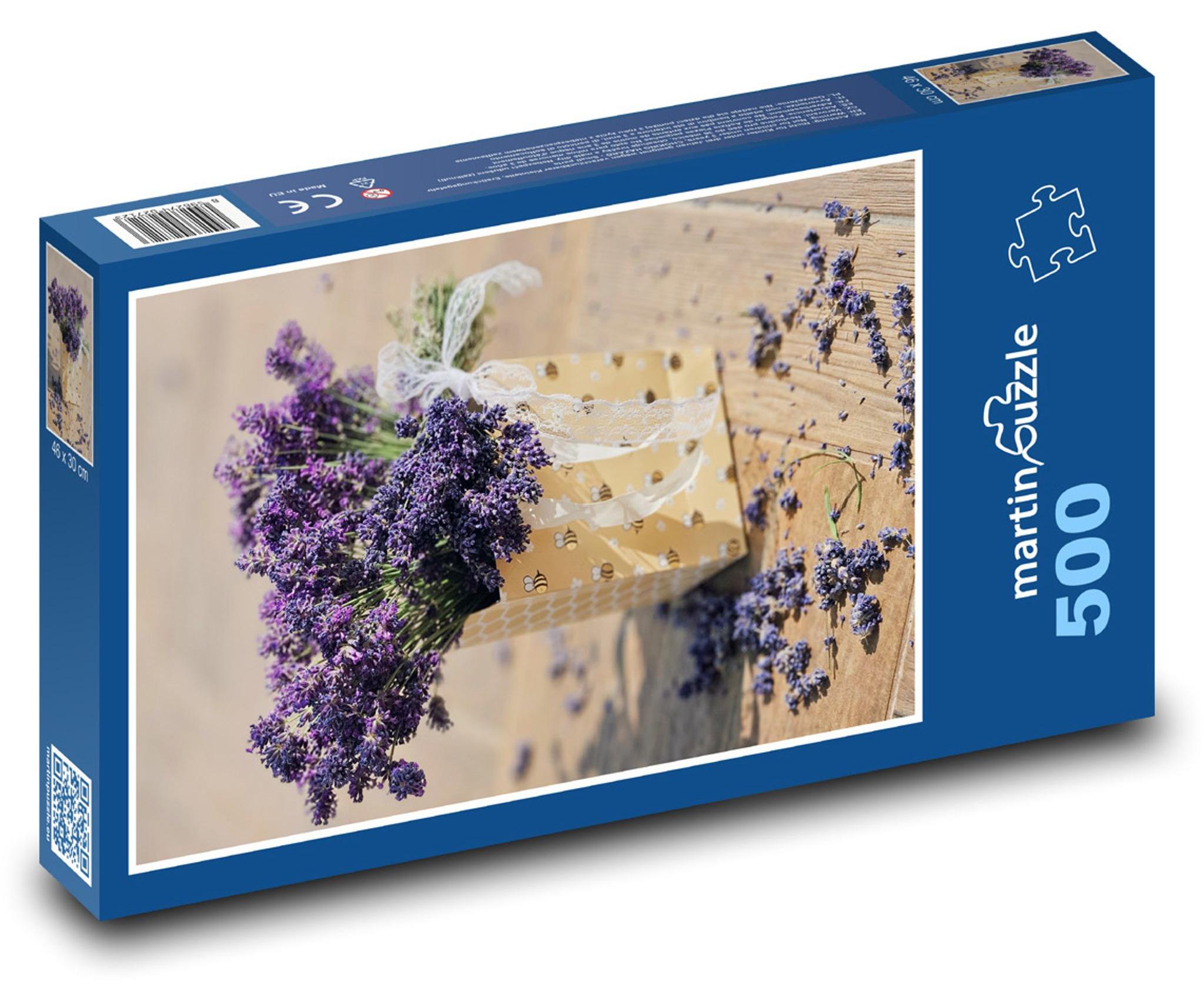 MCprint Puzzle 500 Getrocknete Lavendelblüten - martinpuzzle