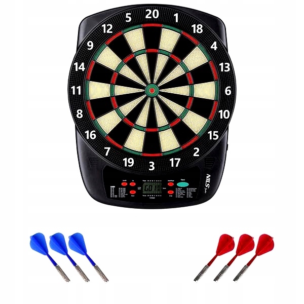Tde03 Elektronische Dartscheibe Dart Board Nils Fun 19-00-006