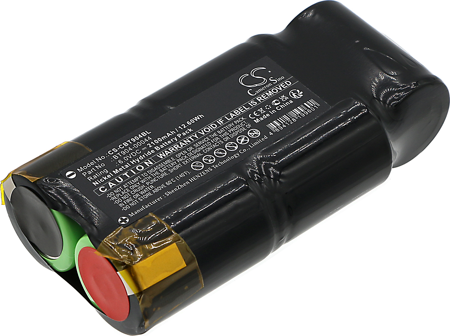 TECHTEK Akku Kompatibel mit [Cattron Theimeg] TH-20DS-S/E, TH-GA, TH-GA/NC-10 Ersetzt BT904-00044