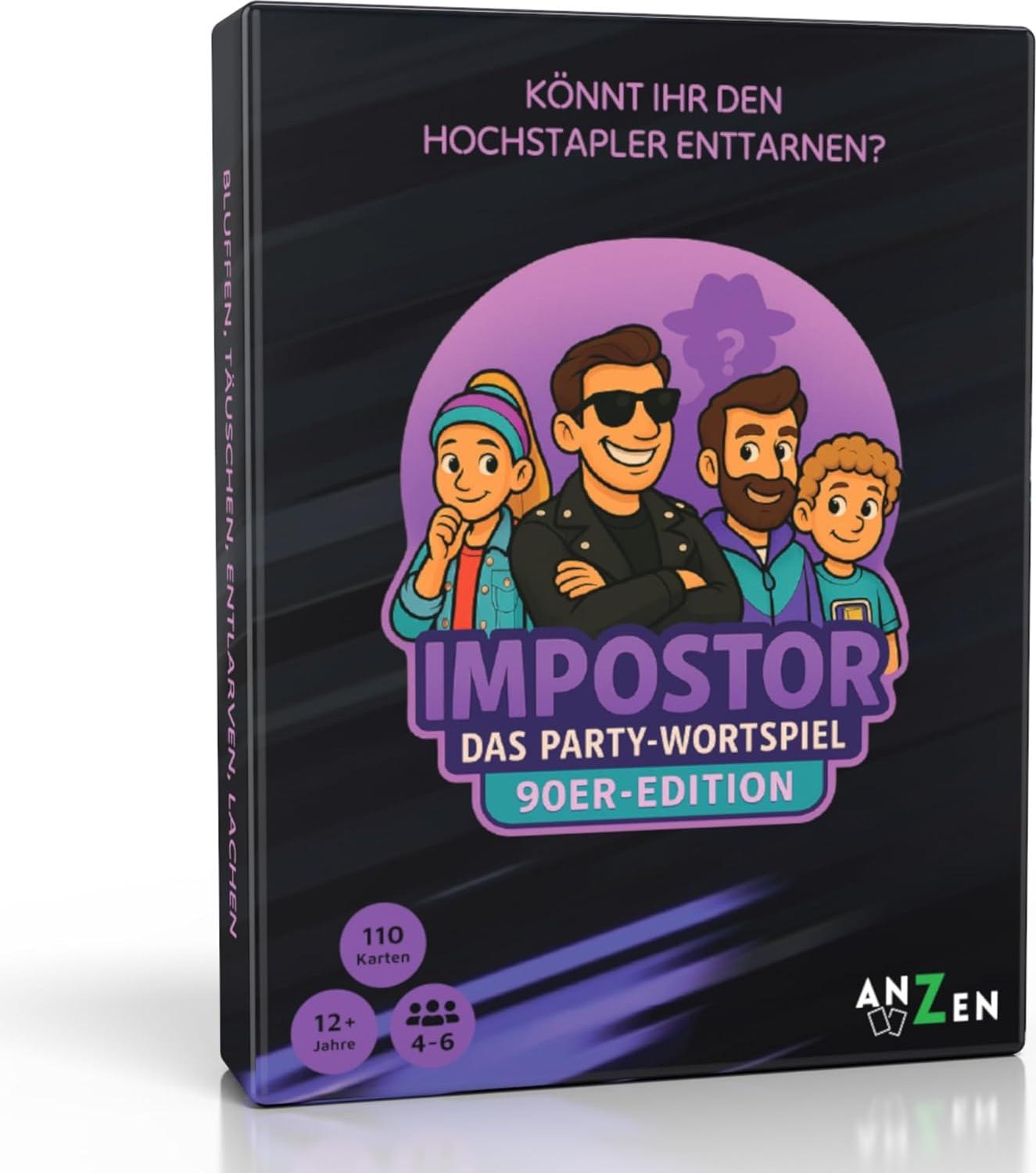 ANZEN - IMPOSTOR - Das Party-Wortspiel - 90er-Edition