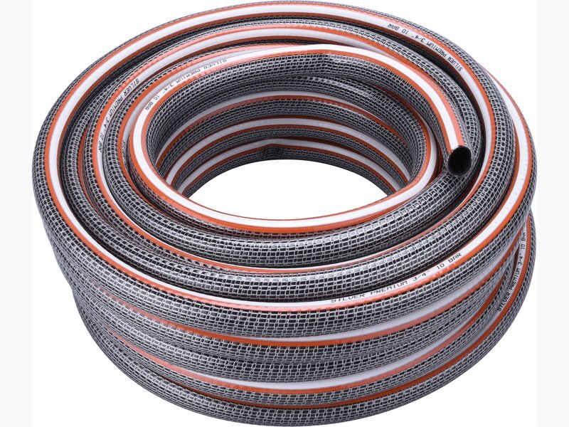 Gartenschlauch Extol Premium (9005330) blickdicht SILBER, 1