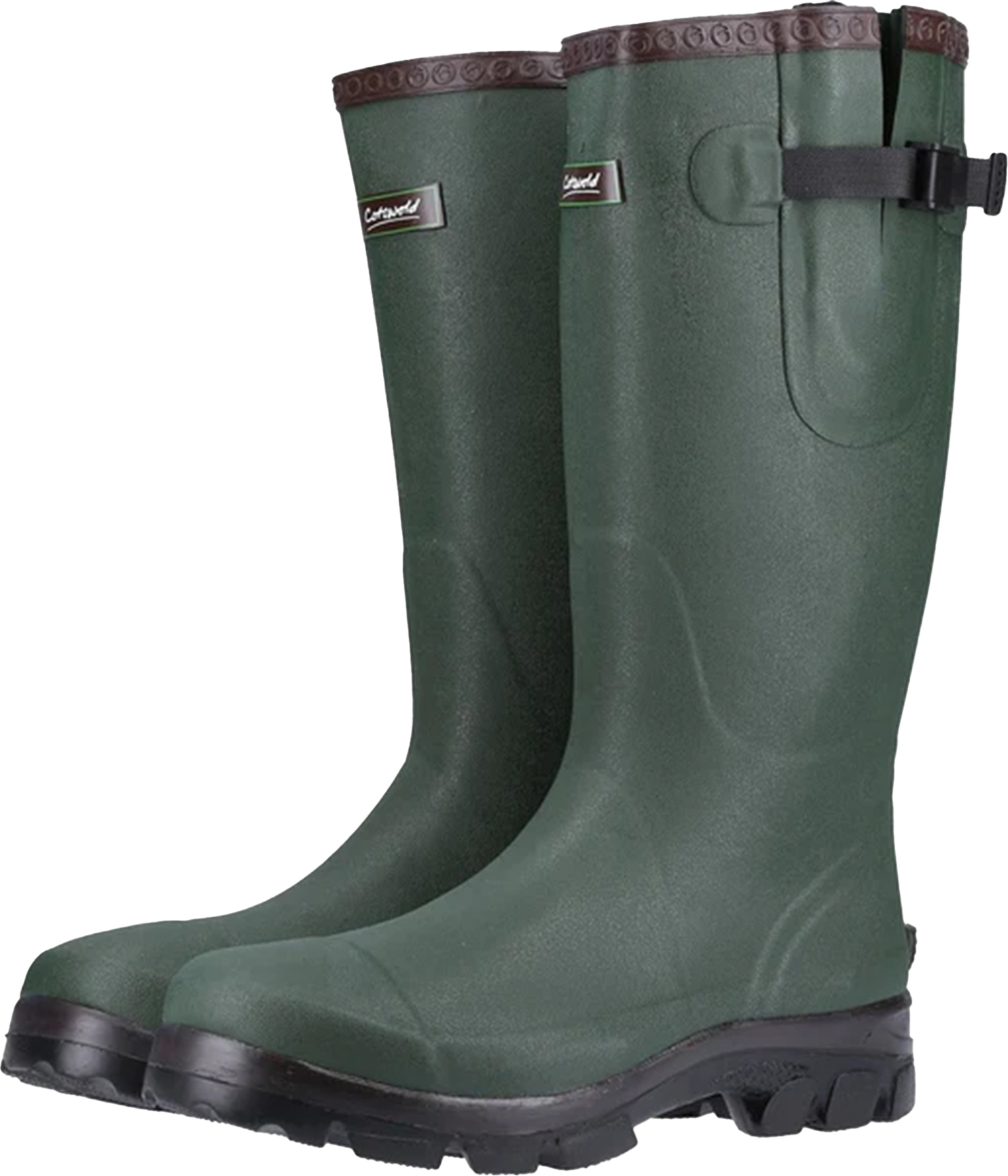 Cotswold - Pánske gumáky "Grange", neoprén FS6952 (37 EU) (Green)