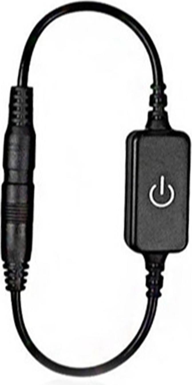 12?24V 4A Mini LED stmievač Dotykový spínač Jednofarebné svetlo vyžarujúce diódy Pásové svetlo Jas ovládača Zapnutie vypínača Čierna