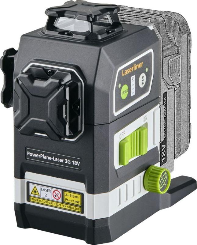 Laserliner Dreidimensionaler PowerPlane-Laser 3G Multi-18V - 036.380L