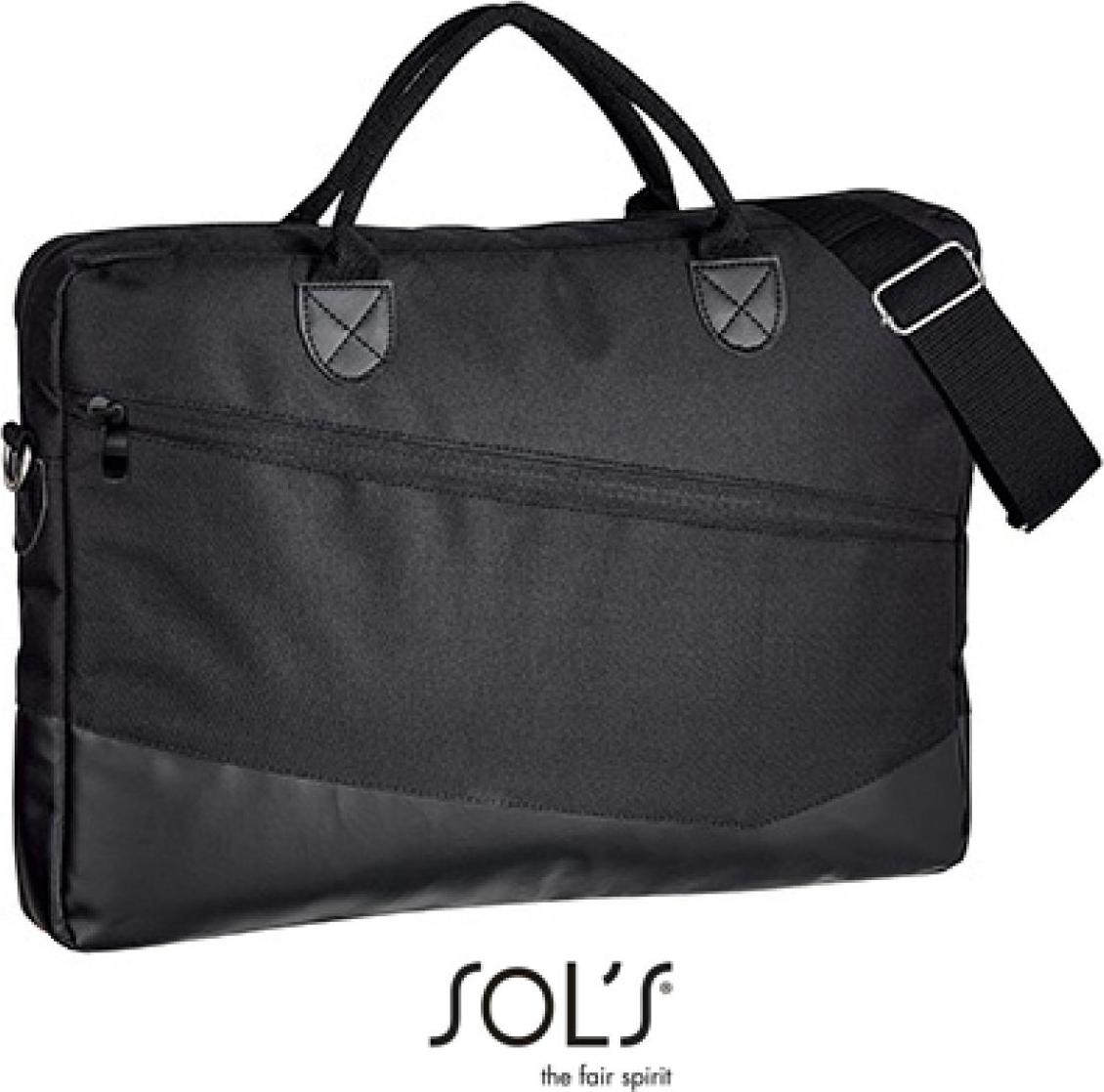 SOL´S Bags SOLs Bags 01395 | Briefcase Manhattan Dokumententasche | 5 x 40 x 28 cm - Farbe: Black - Größe: 5 x 40 x 28 cm