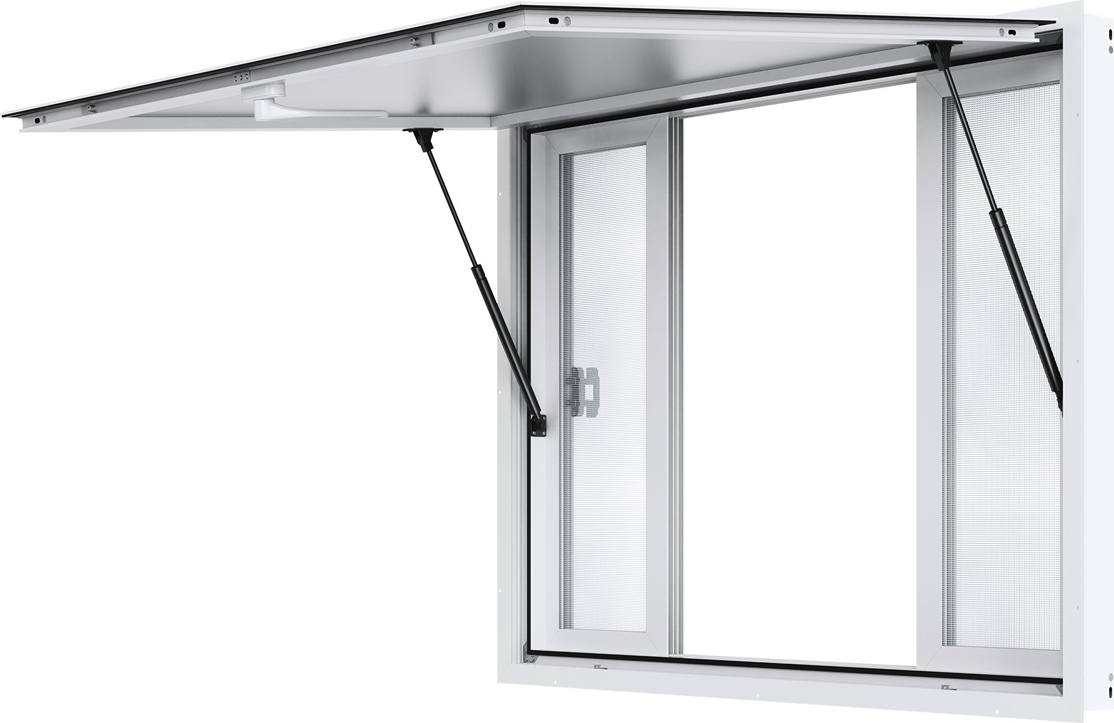 SucceBuy-Konzessionsfenster, 121,9 x 91,4 cm, hochwertige Aluminiumlegierung für Foodtruck-Service, 4 Schiebefenster und Markisentür scfwck 48L x 36W