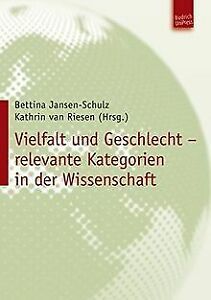 Sonstige Verlage Vielfalt und Geschlecht - relevante Kategorien in der Wissen