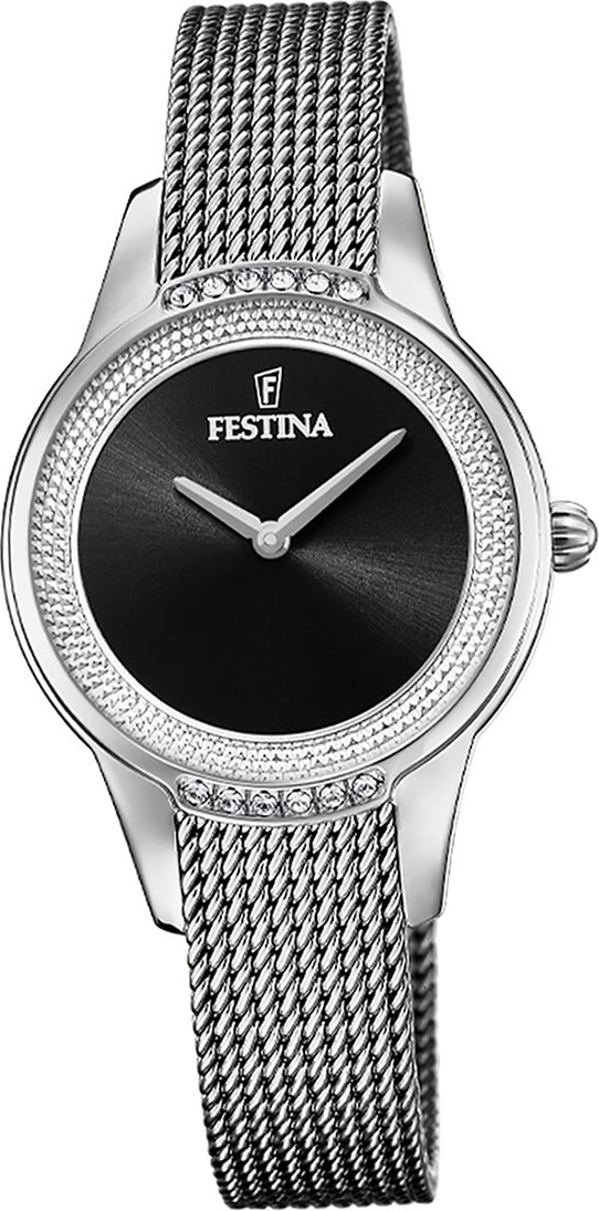 Festina Dámske hodinky z nehrdzavejúcej ocele F20494/3 Náramkové hodinky strieborné Mademoiselle D2UF20494/3