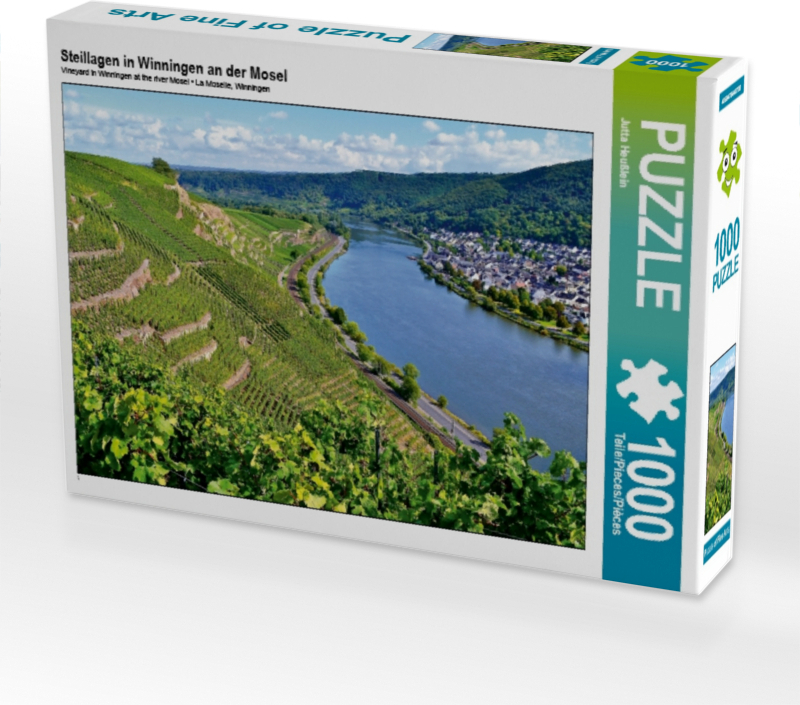 Calvendo Steillagen in Winningen an der Mosel 1000 Teile Puzzle quer 640x480mm, Heußlein Jutta; 7426726