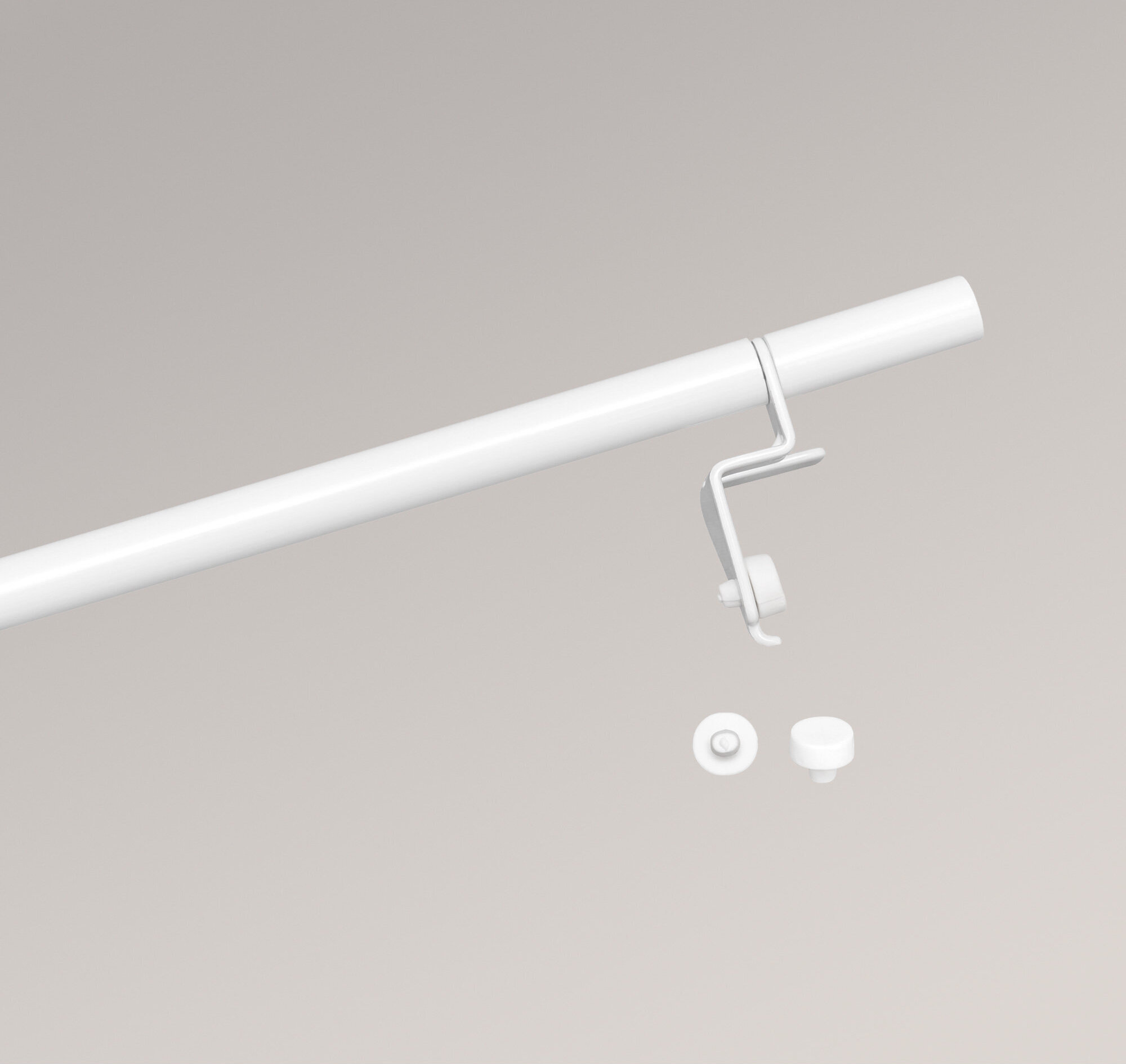 LYSEL® Klemmstange Light Weiß, Länge: 30-50cm 35169_85913