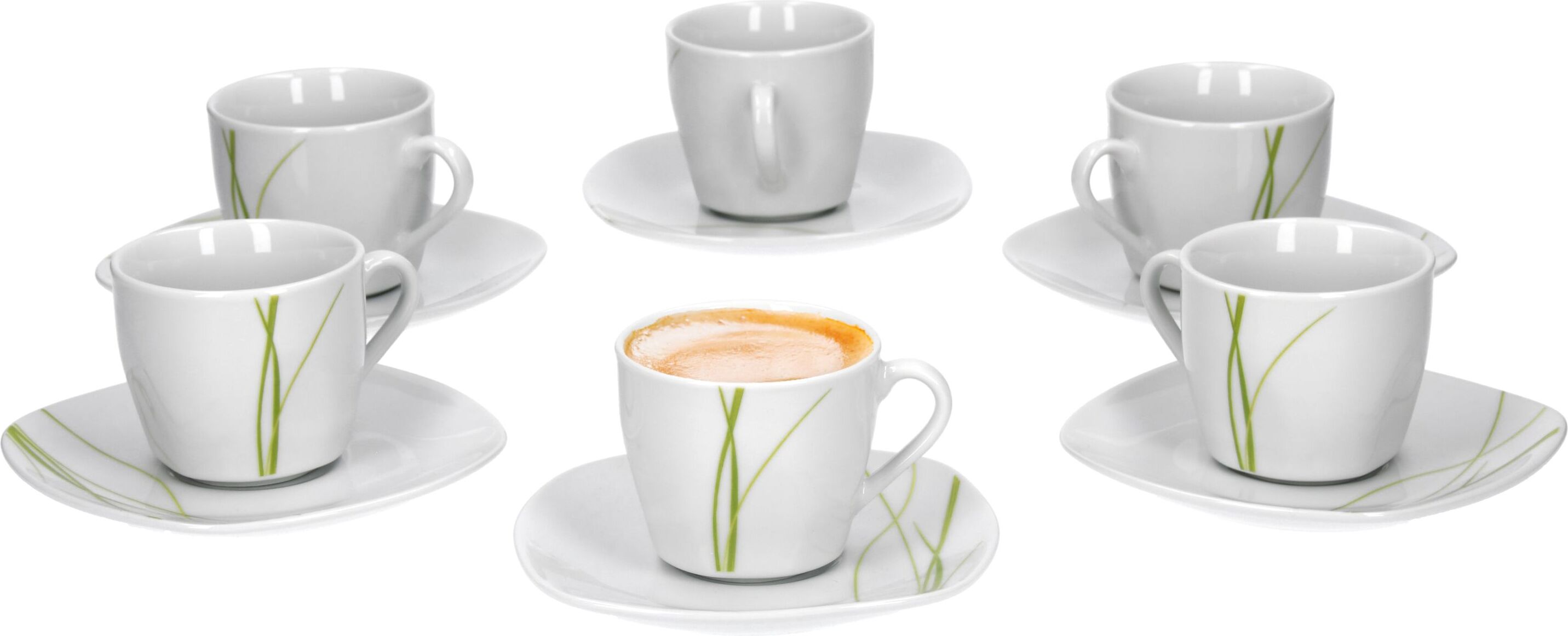 Coquetier Van Well Bali, rond 4,8 cm, H 7,0 cm, décor ligne