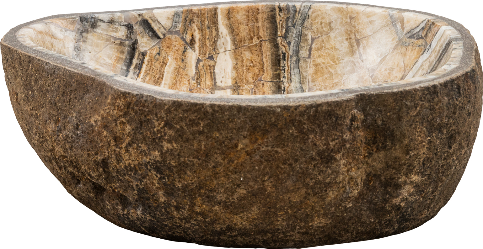 GemLook Naturstein waschbecken 45 x 35 x 15 GL390