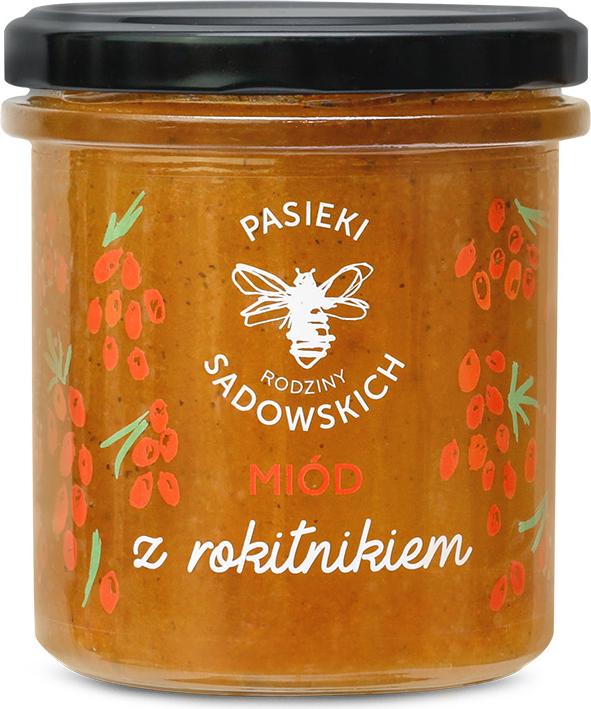 Pasieki Rodziny Sadowskich Honig mit Sanddorn - 430 g