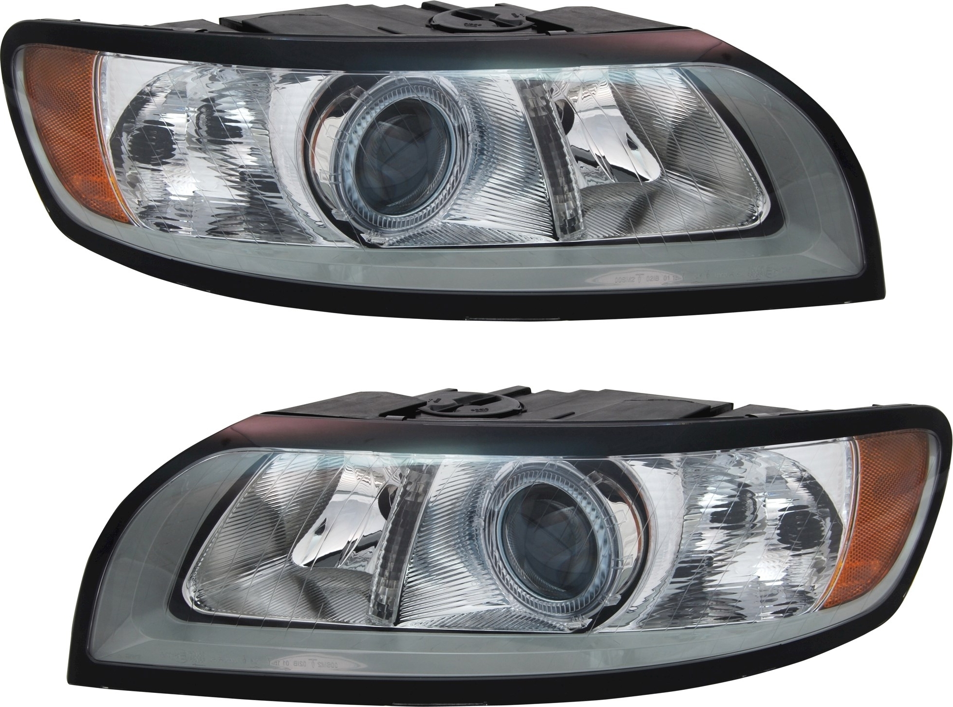 TYC Europe b.v. TYC Scheinwerfer Set für Volvo S40 II MS H7 / H9 Volvo V50 Motor LWR Grau *20-11887-05-2+11888-05-2