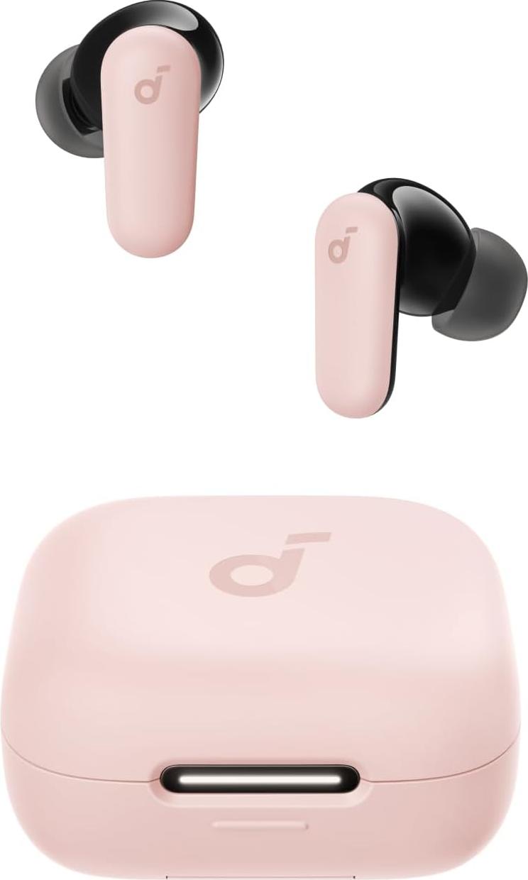 P30i by Anker slúchadlá do uší s potlačením hluku, silné basy, 45 h prehrávania, puzdro 2 v 1 a stojan na mobilný telefón, IP54, bezdrôtové, Bluetooth 5.4, ovládanie aplikáciou