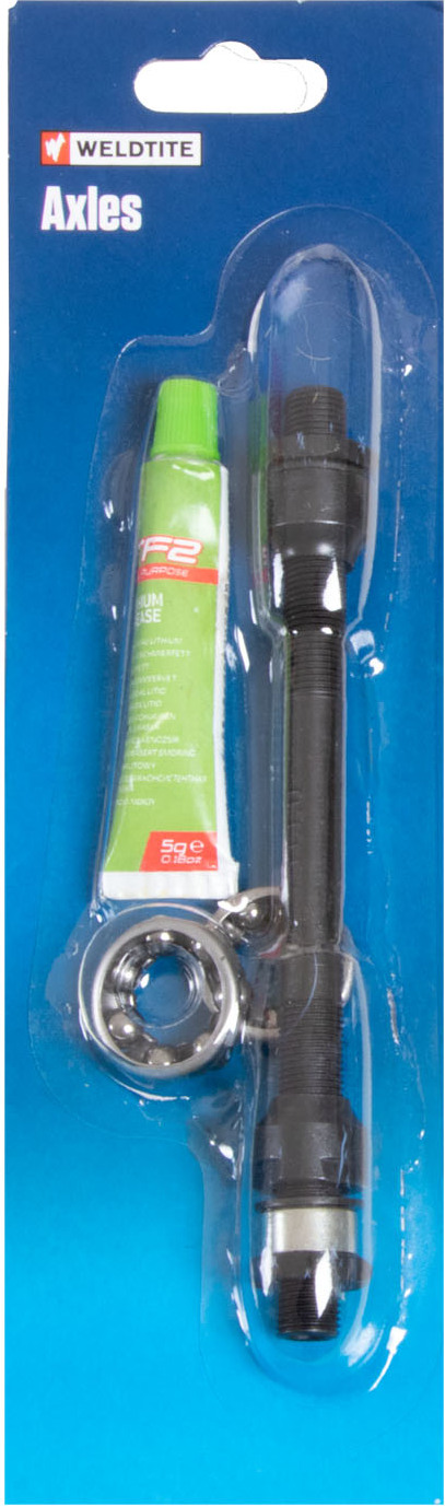 Weldtite Achse Fahrrad vorne hinten 108 mm 145 mm Fahrradachse M9x1 M10x1 für Schnellspanner QR 08319