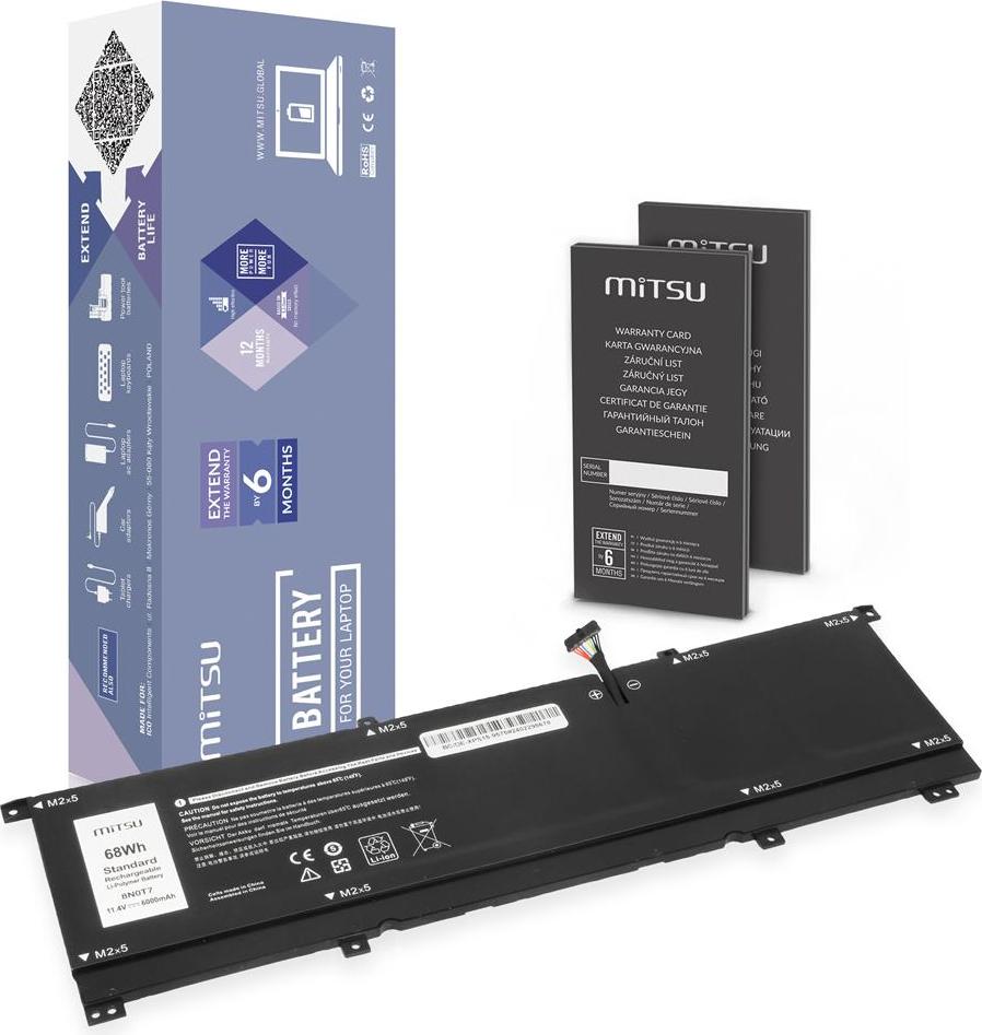 8N0T7 Dell Precision 5530 XPS 9575 Akku