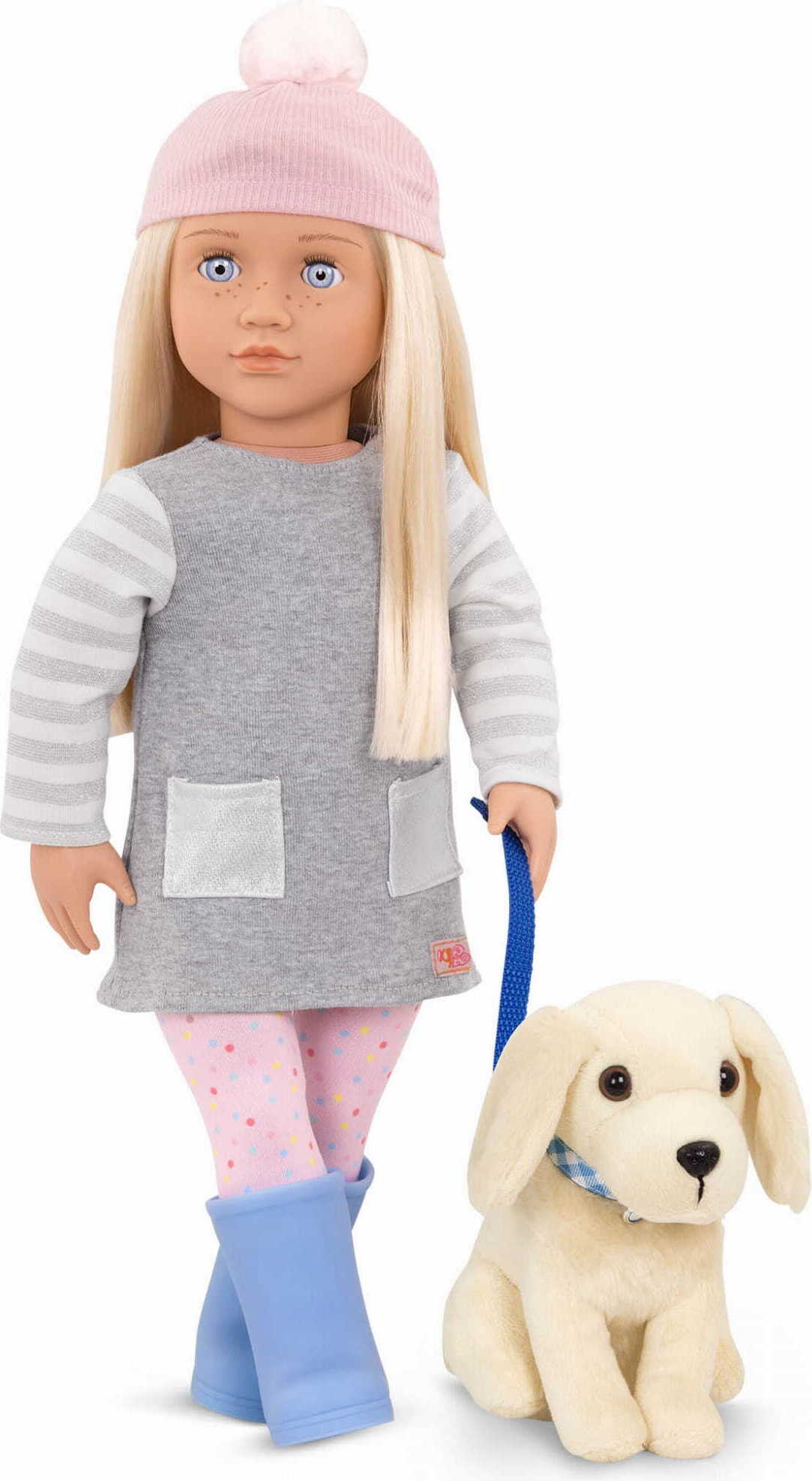 our generation Puppe 46 cm mit Hund Meagan Unsere Generation