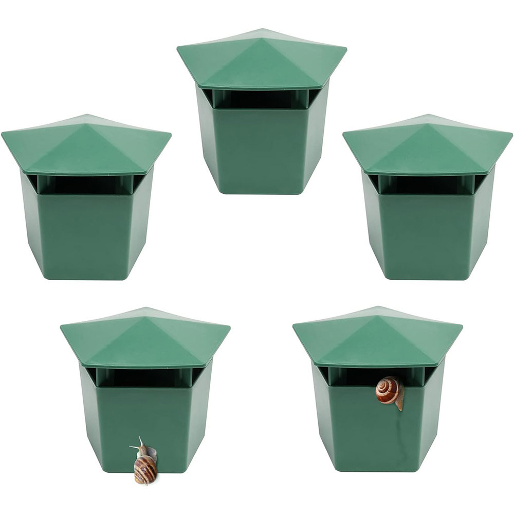 Dopwii schneckenabwehr gartenset, schneckenfalle und schneckenfänger, 5-teiliges gartenwerkzeug für pflanzen- und gemüsebeete KAUF-Wohn-PE686-15
