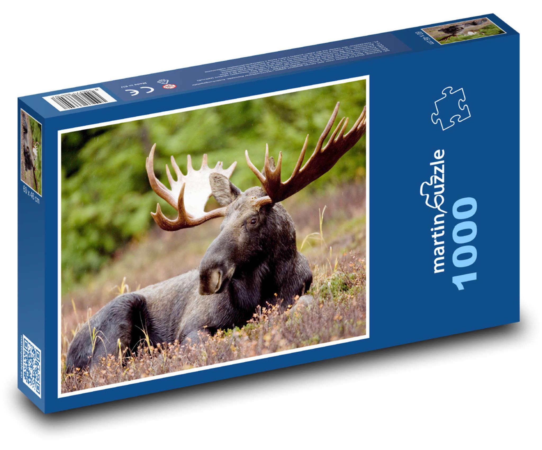 MCprint Puzzle 1000 Beeindruckender Elch in der Natur - martinpuzzle