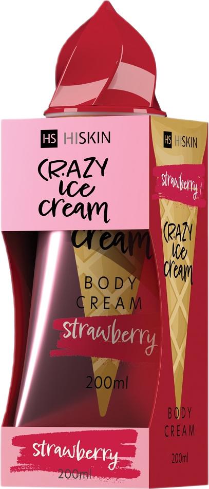 HiSkin Erdbeer-Eiskrem Körpercreme, 200 ml