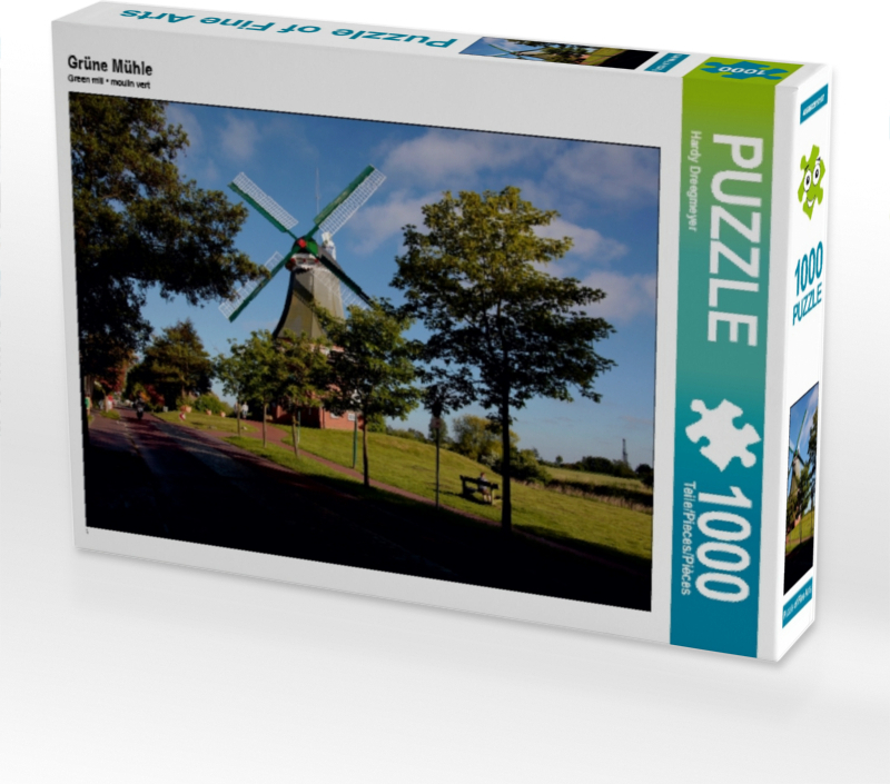 Calvendo Grüne Mühle 1000 Teile Puzzle quer 640x480mm, Dreegmeyer Hardy; 7369505