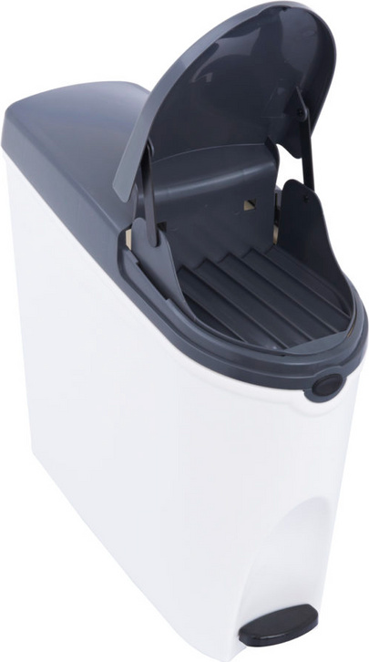 Robuster Abfallbehälter Damenhygiene Kunststoff 20 L hermetischer Verschluss JVD 899865 HT000445