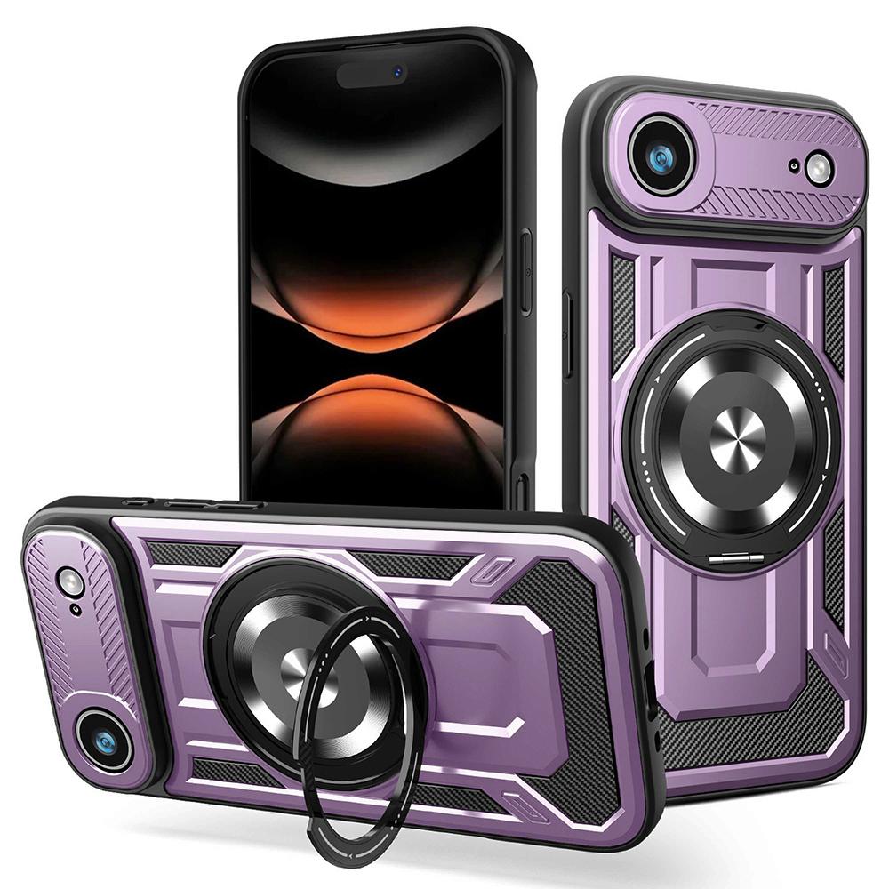 Techsuit - RuggedCam Hülle für iPhone 17 Air - lila