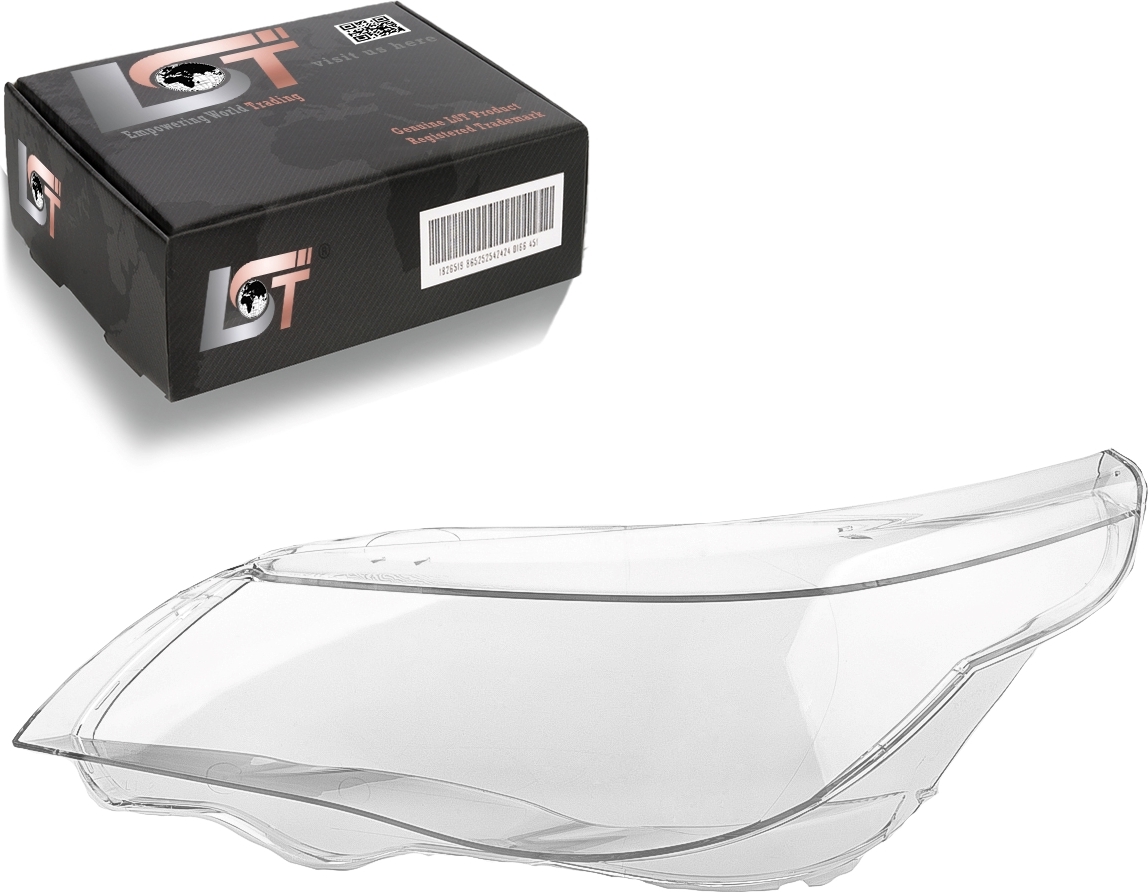 LST Scheinwerfer Glas Streuscheibe Schutzscheibe links für BMW 5er E60 E61 2001-2010 NLP-0113
