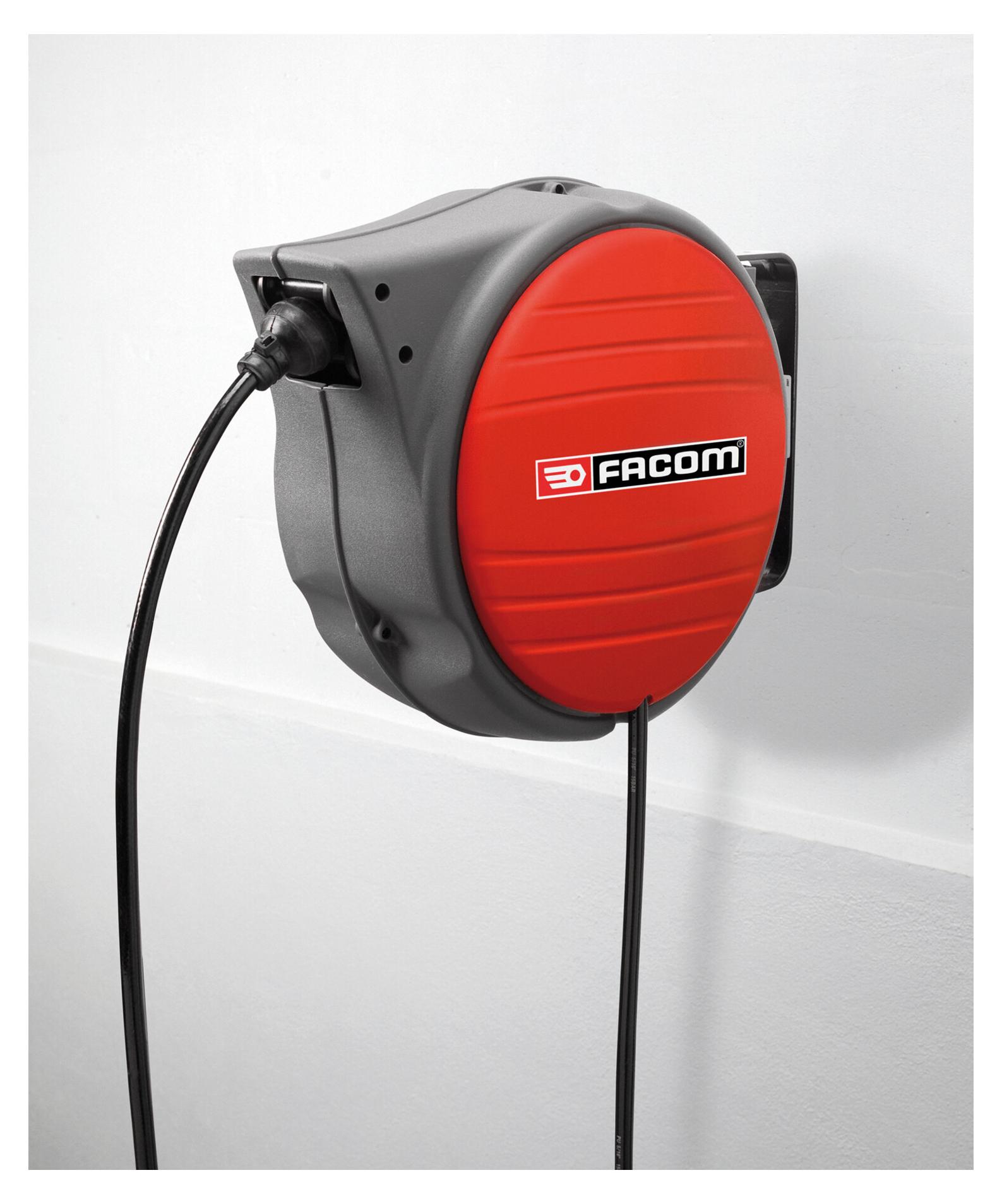 FACOM Schlauchtrommel mit Polyurethan-Schlauch, 15 m N.709