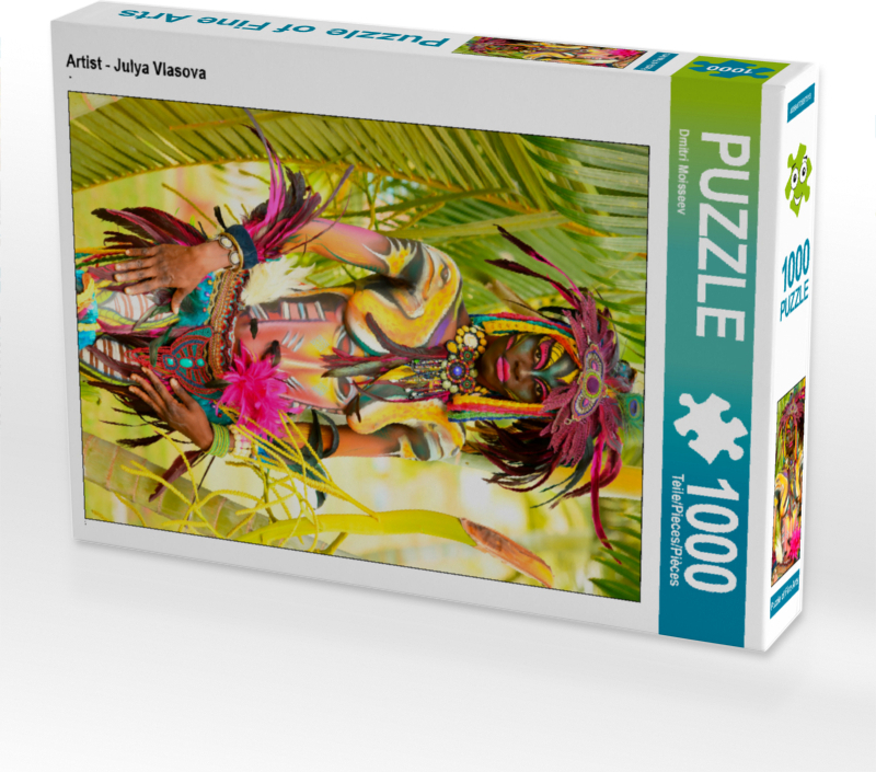 CALVENDO Puzzle Artist - Julya Vlasova 1000 Teile Puzzle hoch | 1000 Teile Lege-Größe 64x48cm Foto-Puzzle für glückliche Stunden