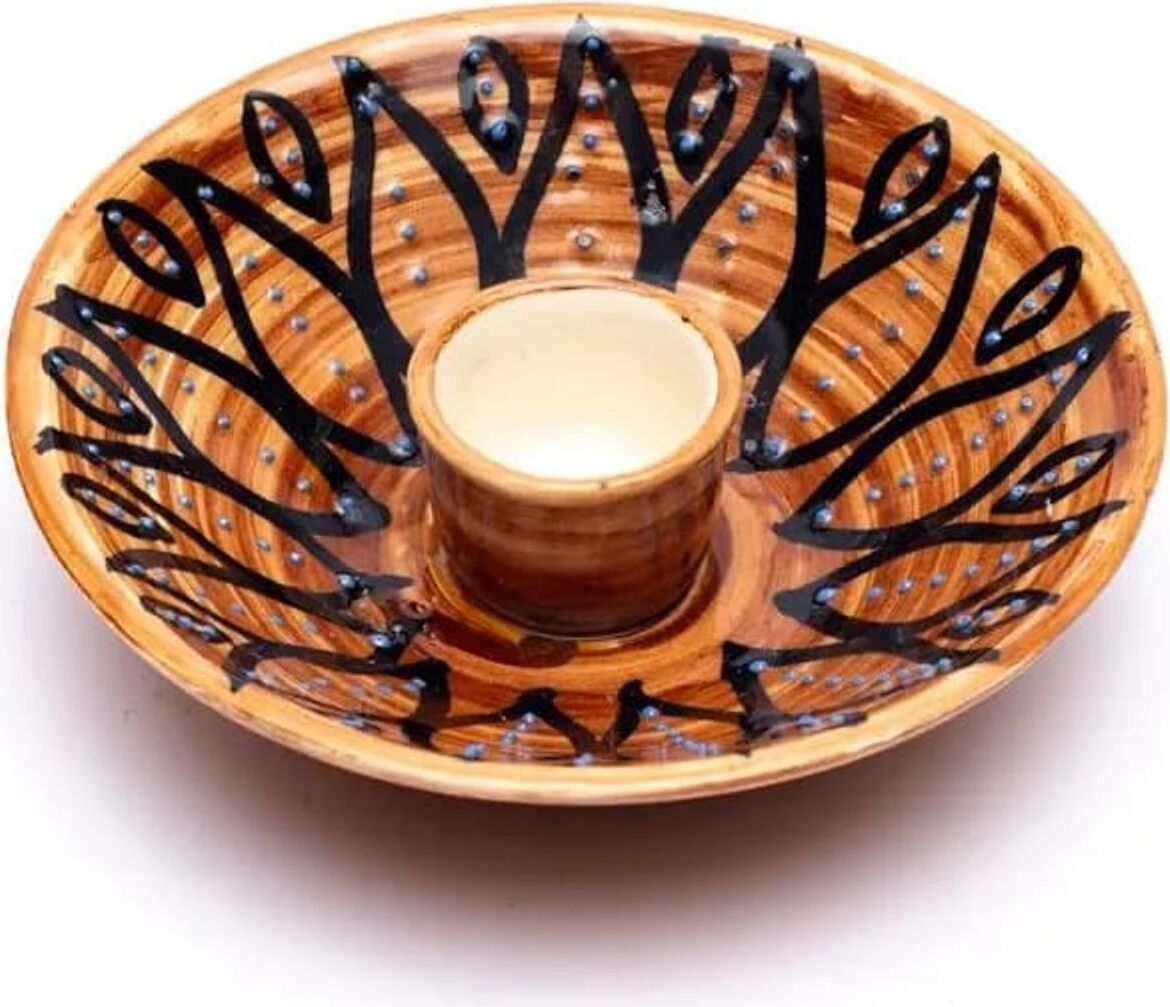 phoenix Palo Santo Räuchergefäß Braun – 2er-Set – 12,5 x 3,5 cm; 160 G