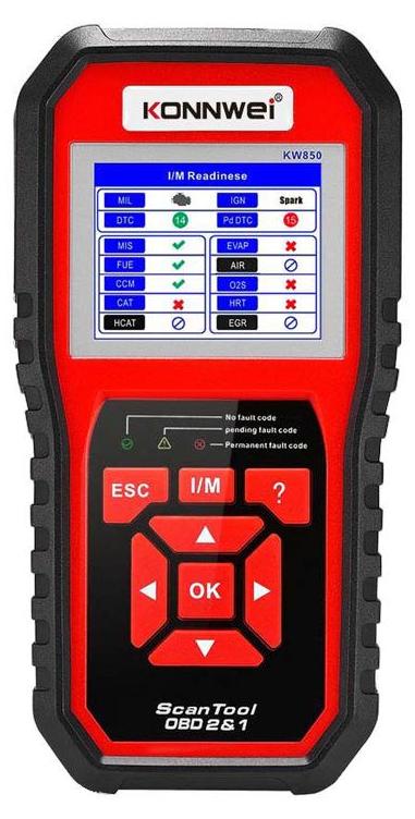 Konnwei KW850 OBDII-Selbstdiagnose