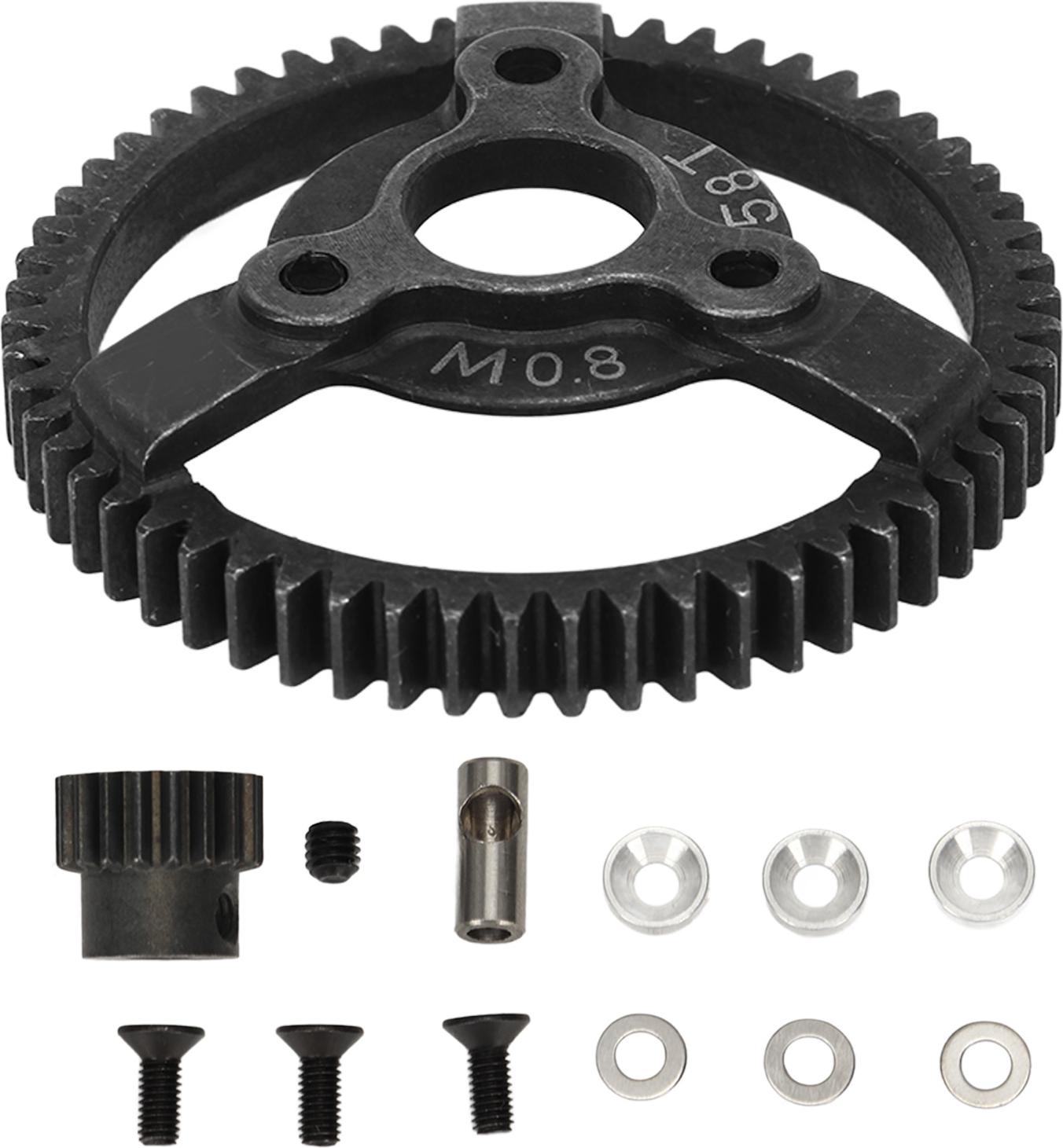 Gistuch RC Car Gear Set 32P 0,8m 58T Stirnritzel für Traxxas Slash 2WD 1/10