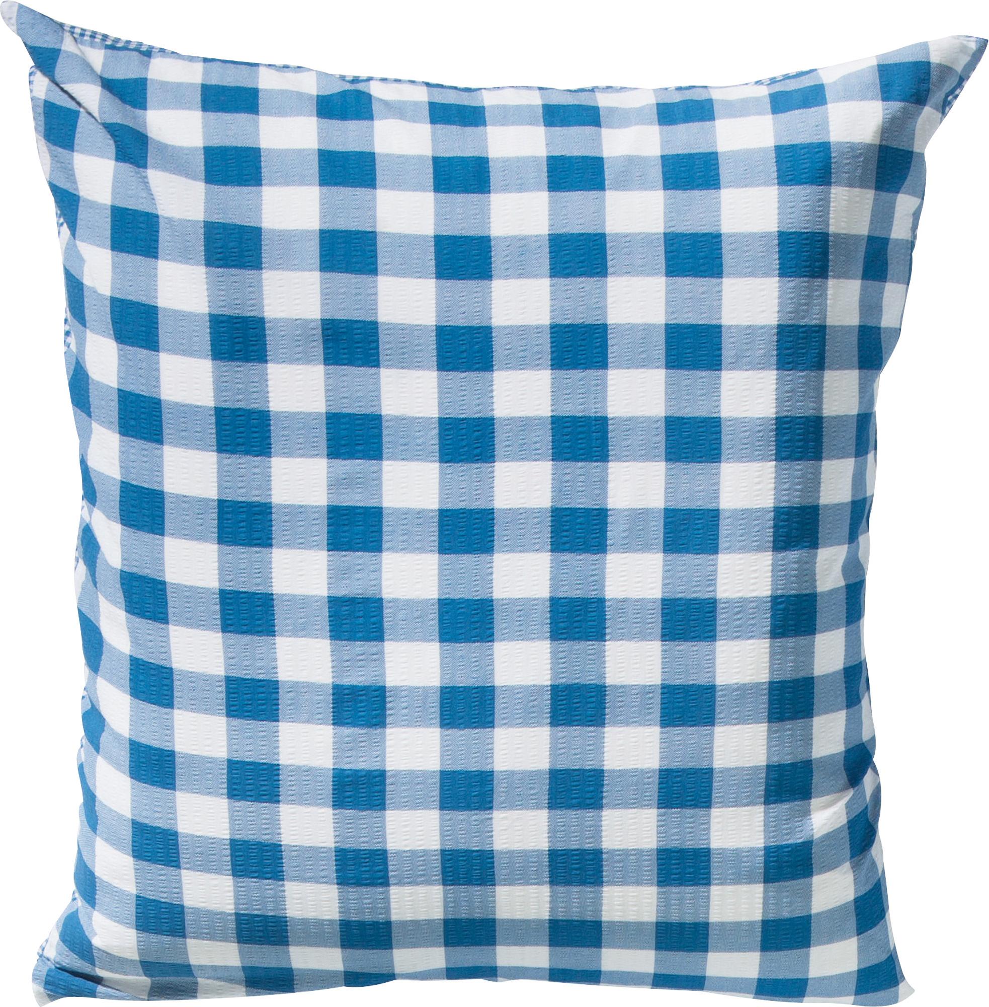 Erwin Müller Kissenbezug blau-weiß 80x80 cm Keine Herstellernummer gefunden