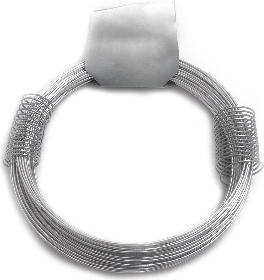 AUTRES Zinkstahl Draht Nr. 6 - 1,10 mm x 25 m - 180 g