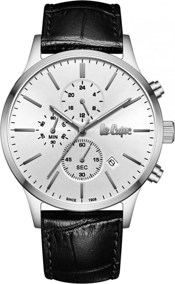Herrenuhr LEE COOPER LC08154.331 in Schwarz, Modebewusstsein.