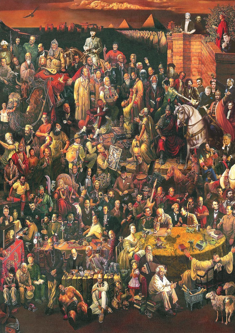 ART PUZZLE Puzzle 113 Persönlichkeiten 1500 Teile 84000