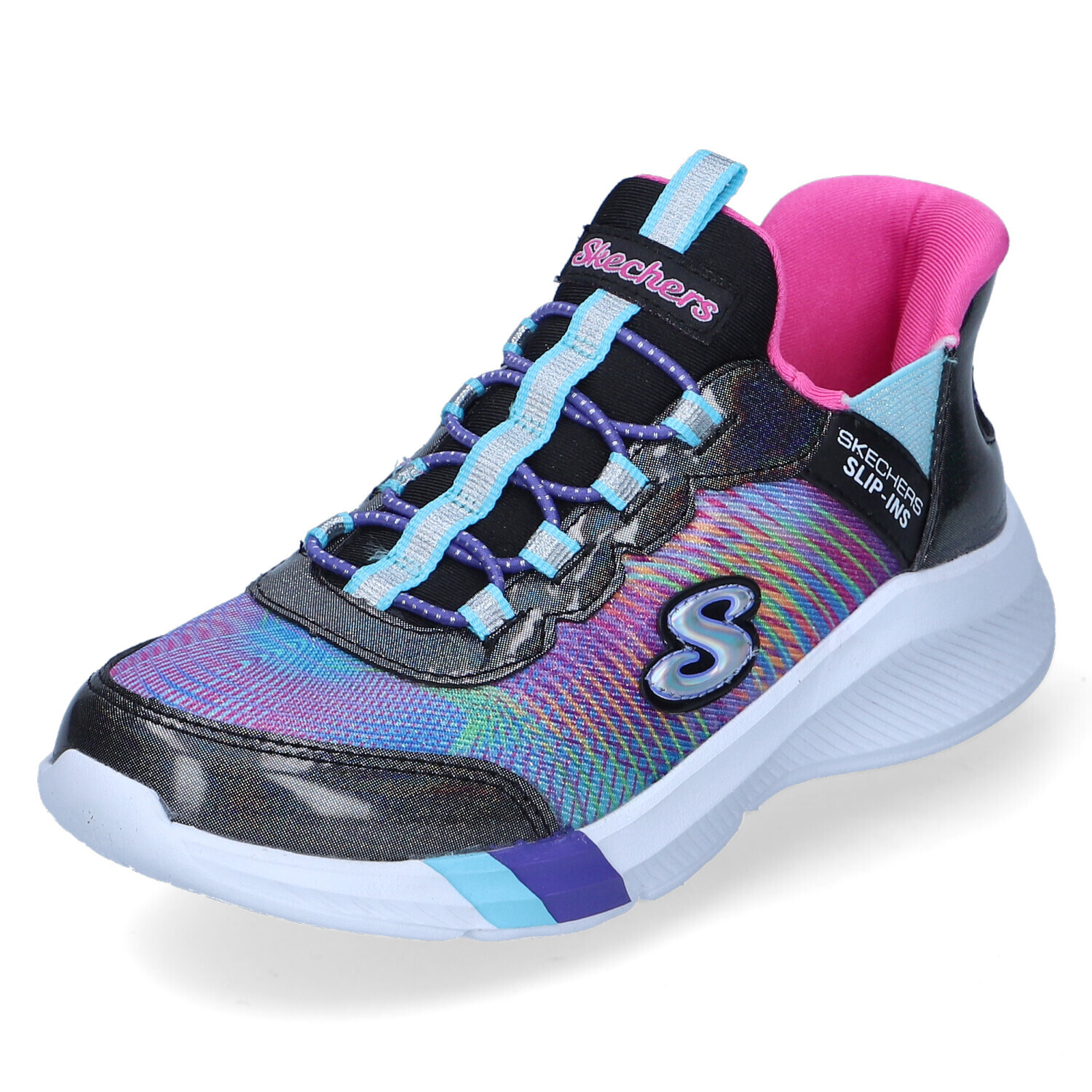 Kinder Sneaker DREAMY LITES-COLORFUL PRISM von Skechers von Größe 27 bis 35 303514L BKMT