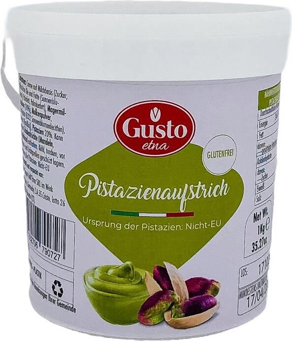 Pistaziencreme Gusto Pistaziensaufstrich 1000g