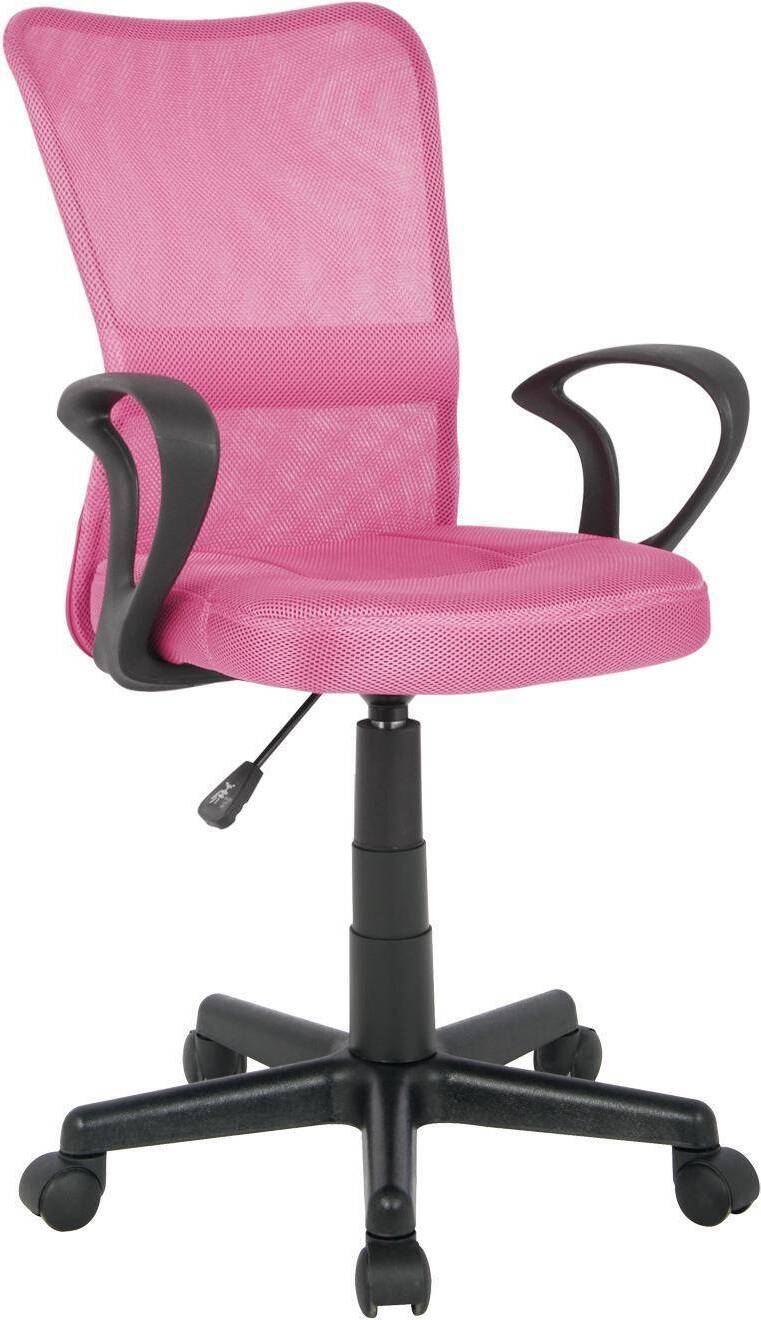 SixBros. Bürostuhl Drehstuhl Schreibtischstuhl für Kinder Pink H-298F-2/2109