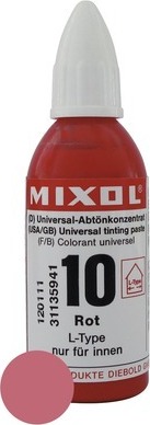 MIXOL® Abtönkonzentrat 10 rot 20 ml 17401000002